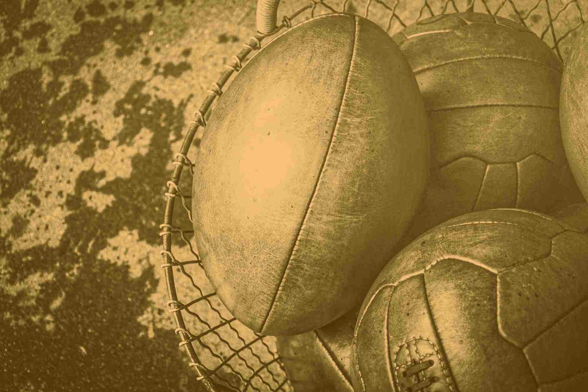 Ballon de Rugby - Finition brute